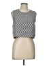 ERIN Erin Fetherston Silver Sleeveless Top Size 10 - photo 1