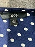 Ellos 100% Polyester Polka Dots Blue Casual Dress Size 16 - photo 7
