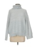 Haven Well Within Silver Turtleneck Sweater Size M - photo 1