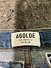 AGOLDE Chevron-herringbone Blue Jeans Size 23 waist - photo 7