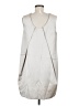 Cos Silver Ivory Cocktail Dress Size 8 - photo 2
