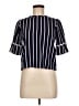 Assorted Brands Blue Short Sleeve Blouse Size M - photo 1