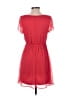 Express 100% Polyester Solid Red Casual Dress Size S - photo 2