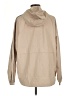 Tommy Hilfiger 100% Polyester Solid Tan Windbreaker Size L - photo 2