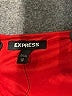 Express 100% Polyester Solid Red Casual Dress Size XS - photo 7