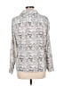 Elementz Animal Print Silver Long Sleeve Blouse Size L (petite) - photo 2