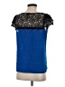 Express 100% Polyester Blue Short Sleeve Top Size S - photo 1