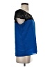 Express 100% Polyester Blue Short Sleeve Top Size S - photo 5
