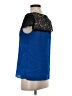Express 100% Polyester Blue Short Sleeve Top Size S - photo 4