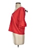 Topshop 100% Polyester Red 3/4 Sleeve Blouse Size 4 - photo 5