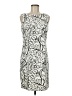 AB Studio Graphic Silver Cocktail Dress Size 8 - photo 1