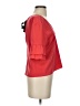Topshop 100% Polyester Red 3/4 Sleeve Blouse Size 4 - photo 4