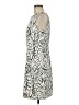 AB Studio Graphic Silver Cocktail Dress Size 8 - photo 5