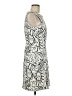 AB Studio Graphic Silver Cocktail Dress Size 8 - photo 4