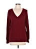 Unbranded 100% Polyester Burgundy Pullover Sweater Size L - photo 1