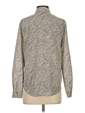 Bella Luxx Long Sleeve Silk Top (view 2)