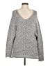 Free People Tweed Gray Pullover Sweater Size M - photo 1