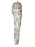 Boston Proper Floral Ivory Casual Pants Size 6 - photo 4