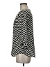 Everly 100% Polyester Chevron-herringbone Black 3/4 Sleeve Blouse Size M - photo 5