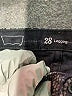 Levi's Chevron-herringbone Black Jeggings Size 28 waist - photo 7