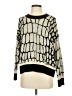 Central Park West Animal Print Ivory Pullover Sweater Size S - photo 1