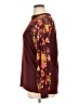 MIHOLL Burgundy Long Sleeve Blouse Size XL - photo 5