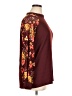 MIHOLL Burgundy Long Sleeve Blouse Size XL - photo 4
