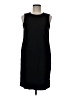Perceptions Solid Black Cocktail Dress Size 8 (petite) - photo 1