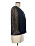CeCe 100% Polyester Blue 3/4 Sleeve Blouse Size M - photo 4