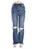 SNEAK PEEK Hearts Blue Jeans Size 28 waist - photo 1