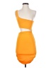 Shein Color Block Orange Cocktail Dress Size 2 - photo 1