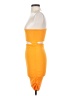 Shein Color Block Orange Cocktail Dress Size 2 - photo 5