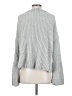 Express 100% Polyester Metallic Silver Pullover Sweater Size S - photo 2