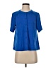 BEAUTIFUL Blue Short Sleeve Blouse Size XS - photo 1