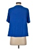 BEAUTIFUL Blue Short Sleeve Blouse Size XS - photo 2