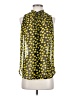 Hazel 100% Polyester Polka Dots Floral Yellow Sleeveless Blouse Size S - photo 1