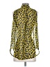 Hazel 100% Polyester Polka Dots Floral Yellow Sleeveless Blouse Size S - photo 2