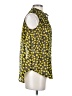 Hazel 100% Polyester Polka Dots Floral Yellow Sleeveless Blouse Size S - photo 4