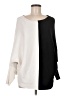 Cupio Color Block Ivory Poncho Size M - photo 1
