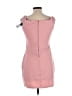 Symphony Solid Pink Cocktail Dress Size L - photo 2