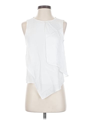 Zara W&B Collection Sleeveless Blouse (view 1)