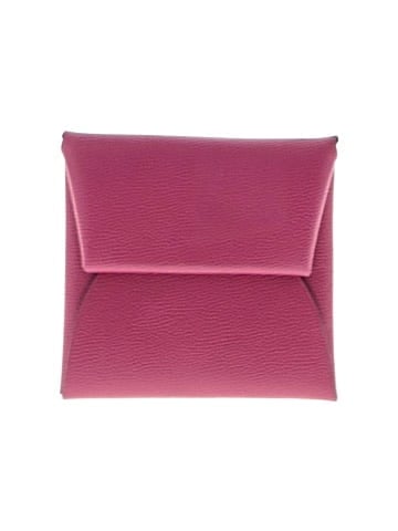 Hermès Chevre Rose Pourpre Bastia Coin Purse (view 1)