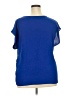 Gilli 100% Polyester Blue Short Sleeve Blouse Size XXL - photo 1