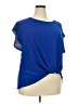 Gilli 100% Polyester Blue Short Sleeve Blouse Size XXL - photo 2