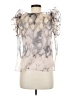 Rachel Zoe 100% Polyester Tie-dye Pink Silver Sleeveless Blouse Size M - photo 2