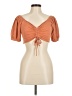 Roxy Orange Short Sleeve Top Size M - photo 1