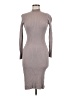 Just Fab Gray Casual Dress Size M - photo 1