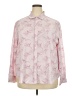 Assorted Brands Print Pink Long Sleeve Blouse Size XXL - photo 1