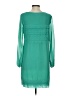 Max Studio 100% Polyester Solid Teal Cocktail Dress Size S - photo 2