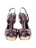 Miu Miu Color Block Purple Sandals Size EU (IT) 37 1/2 / US 7 1/2 - photo 2